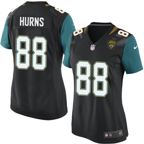 Women's Game Allen Hurns Nike Jersey Black Alternate - #88 NFL Jacksonville Jaguars